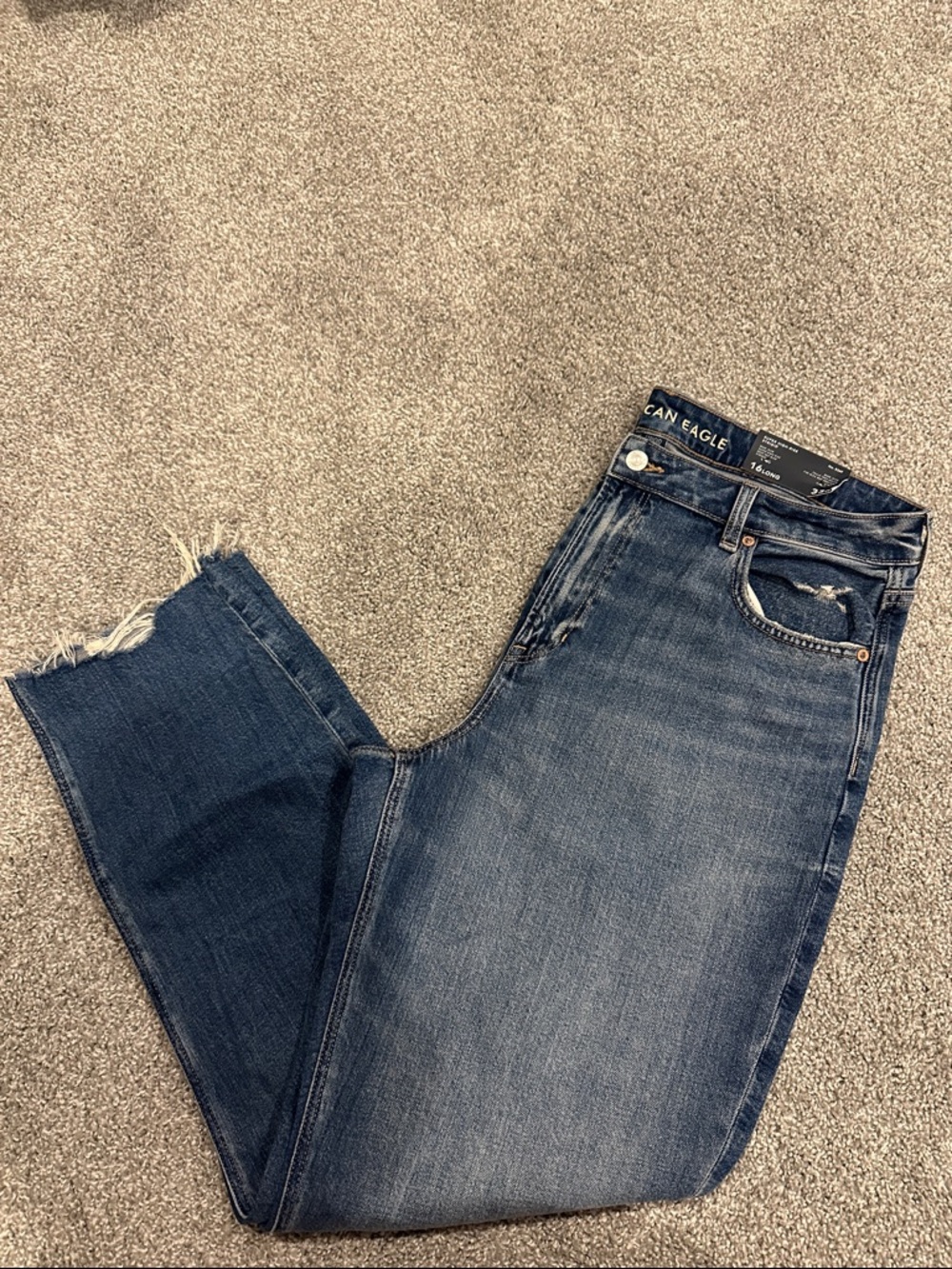 American Eagle Outfitters high-rise Strigid Mom Jean